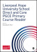 Liverpool Hope University School Direct and Core PGCE Primary Course Reader